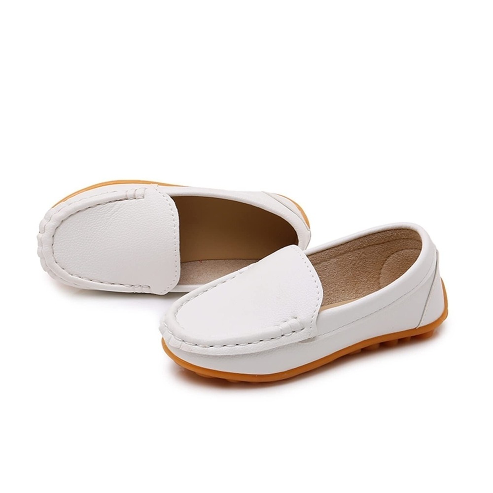 Toddler Boy Loafers White Slip-On Size 11.5‎ New With Tags